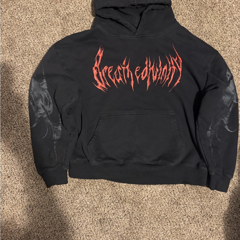 Black Graphic Hoodie